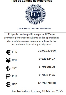 Dólar BCV 07