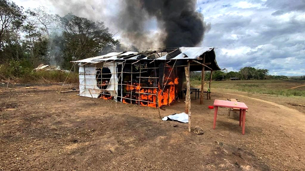 FANB neutraliza campamento de minería ilegal en Bolívar