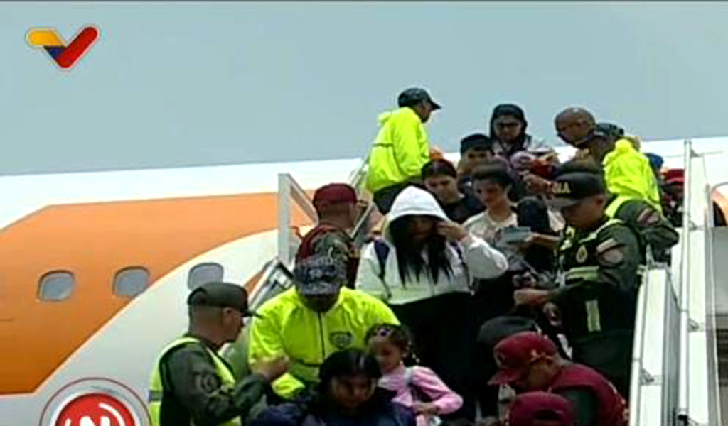 Llegaron a Venezuela 311 migrantes provenientes de México