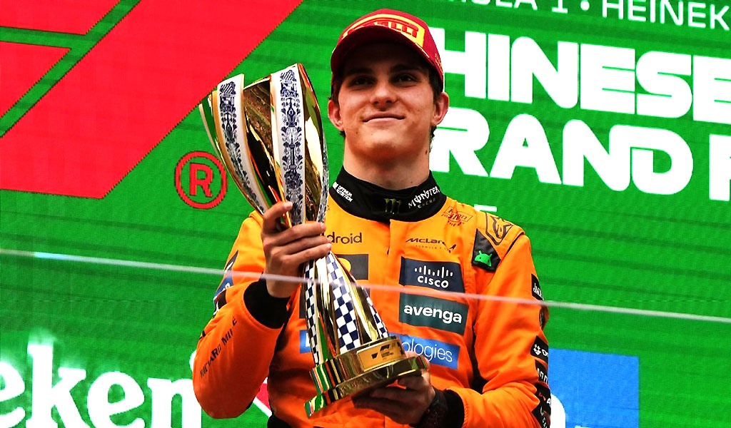Oscar Piastri dominó fácil el GP de China