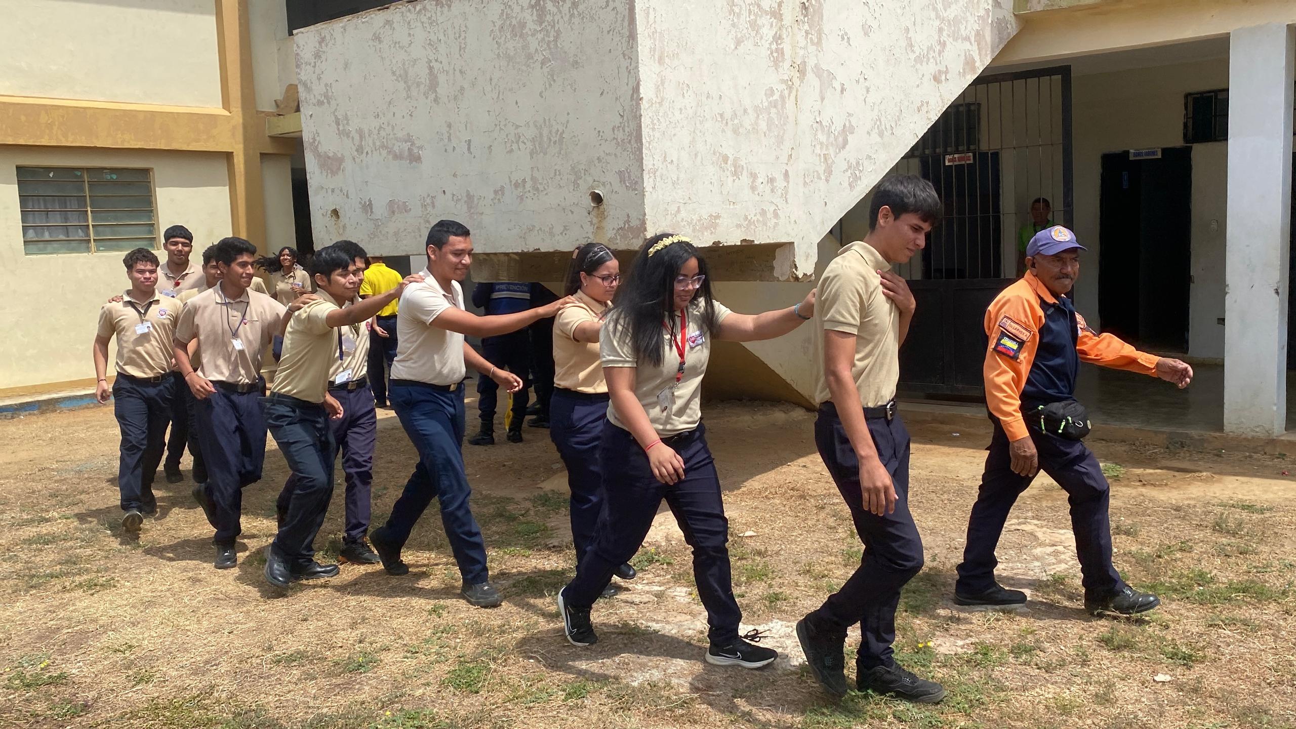 Realizan en el municipio Lagunillas simulacro Caribe Wave 2025