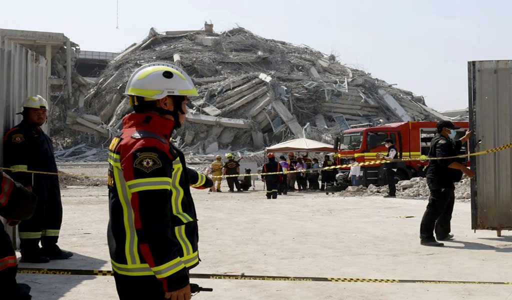 Terremoto en Myanmar y daños en Tailandia