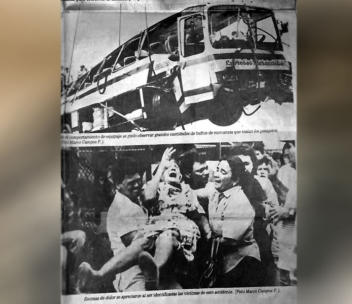 José López 34 años de la caída del expreso al lago de Maracaibo