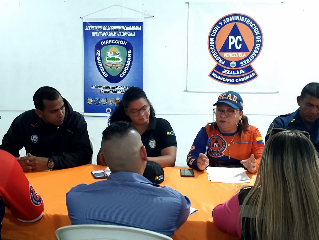 Cabimas.- Representantes de los cuerpos de Seguridad del municipio Cabimas estado Zulia, realizaron una mesa de trabajo este viernes 11 de abril para articular y definir estrategias referente al Operativo Semana Santa Segura 2025, que activará un total de seis puntos de control.