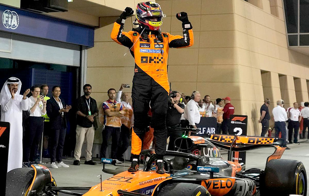 Piastri gana el Gran Premio de Bahréin de punta a punta