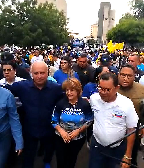 Caminata de Manuel Rosales en Maracaibo