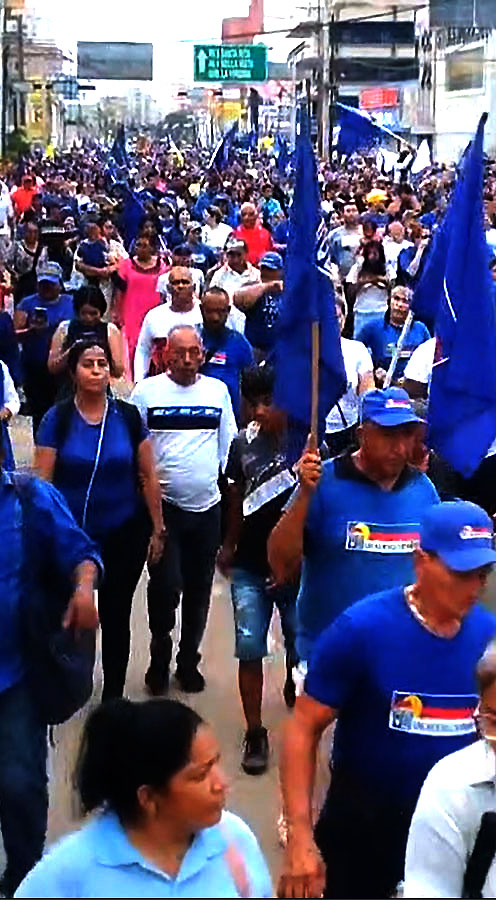 Caminata de Manuel Rosales en Maracaibo
