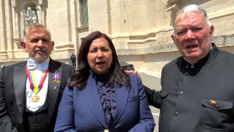 Delegación venezolana acompañó acto de entronización del papa León XIV