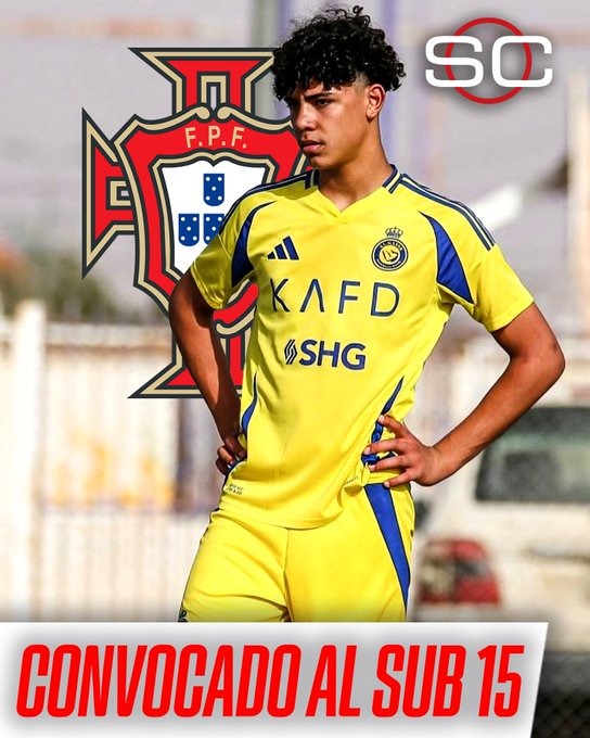 Hijo de Cristiano Ronaldo fue convocado por la selección de Portugal Sub-15