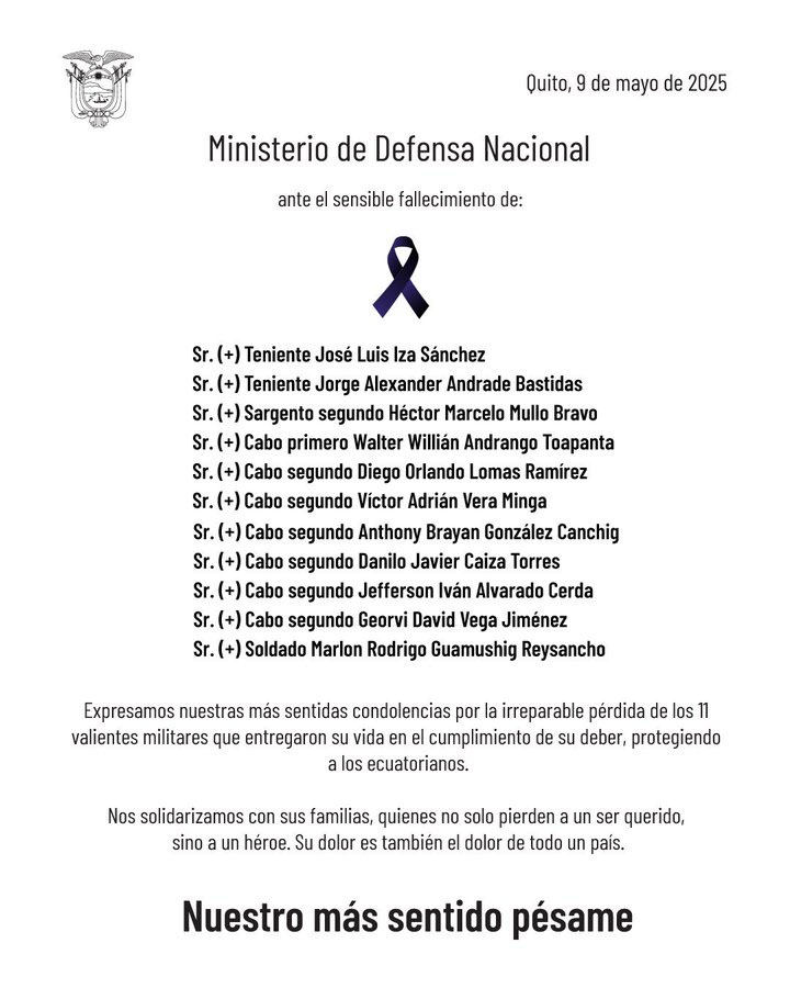 Once militares ecuatorianos fueron asesinados por la disidencia FARC “Comandos de la Frontera”
