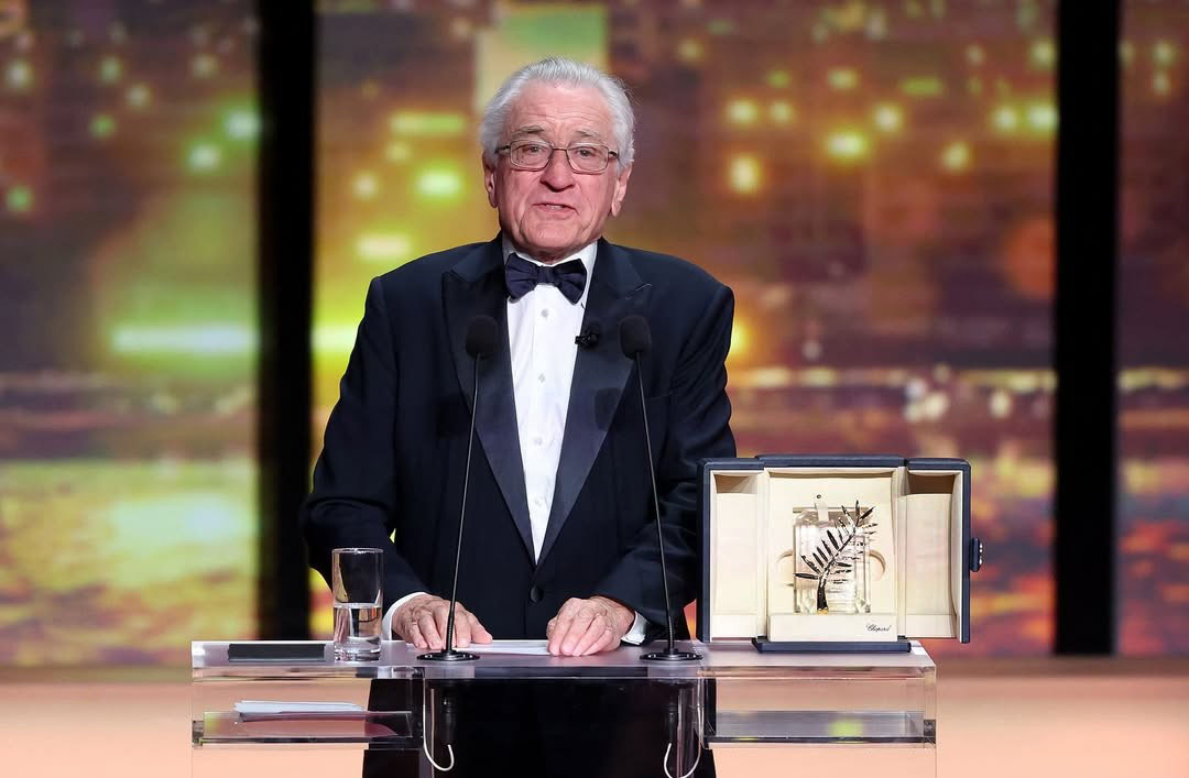 Robert de Niro recibió la "Palma de Oro honorífica" de Cannes