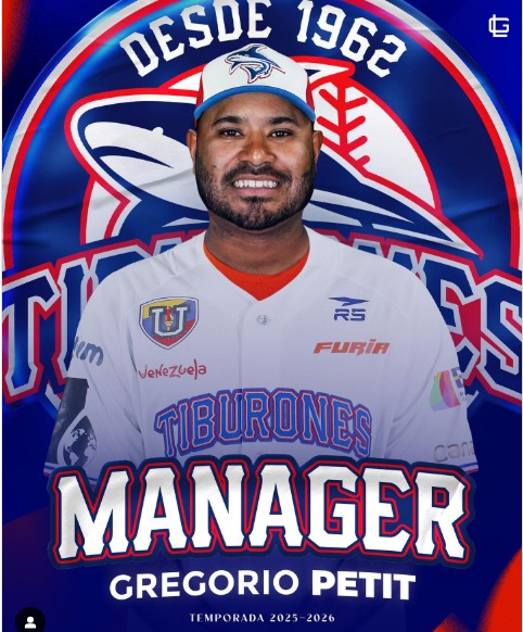 Tiburones de La Guaira anuncia a Gregorio Petit como manager