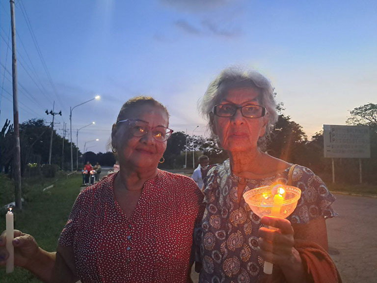 eligreses de Valmore Rodríguez, en el estado Zulia, celebraron el Día de la Virgen del Rosario de Fátima, su patrona, en horas de la tarde de este 13 de mayo de 2025.