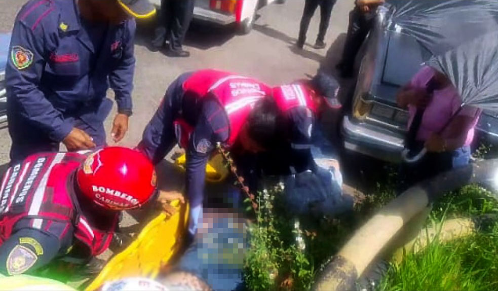 Dos hombres resultaron heridos choque en Cabimas