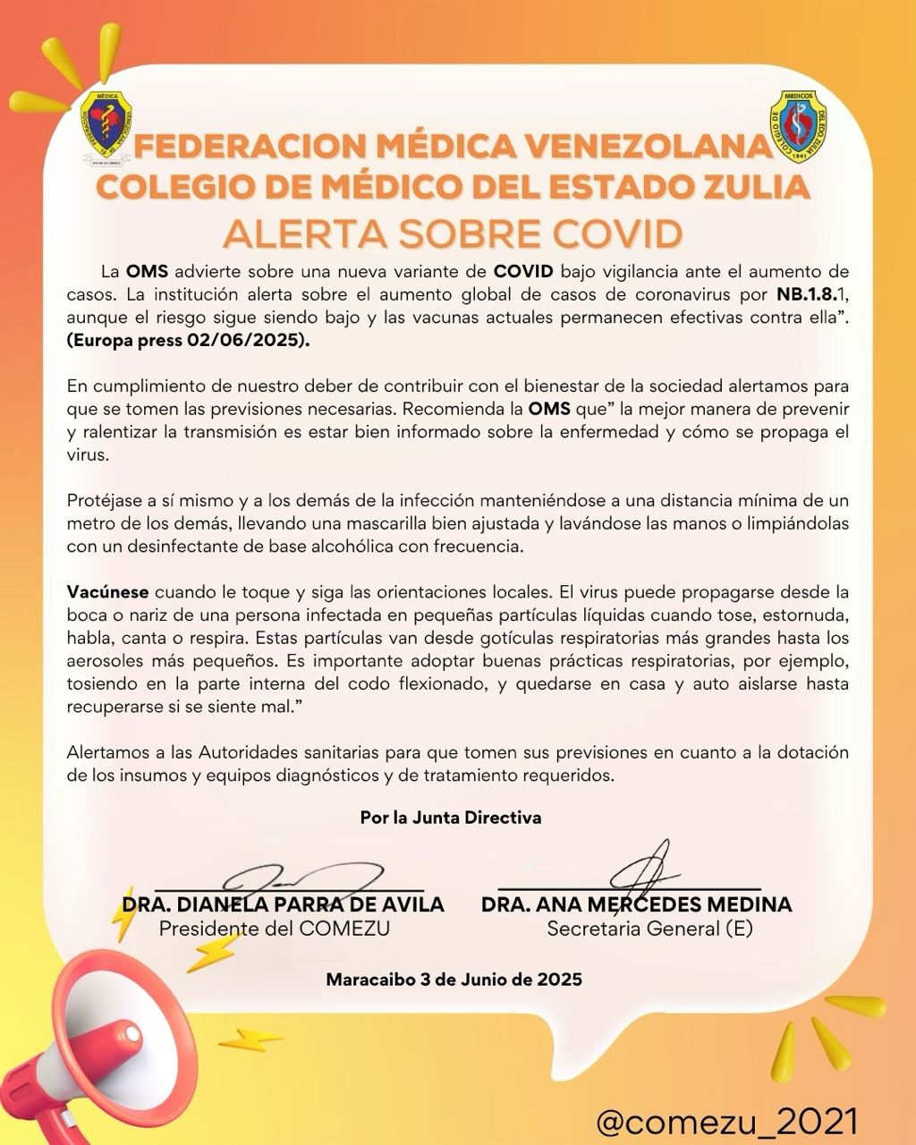 Federación Médica del Zulia alerta por aumento de casos de COVID