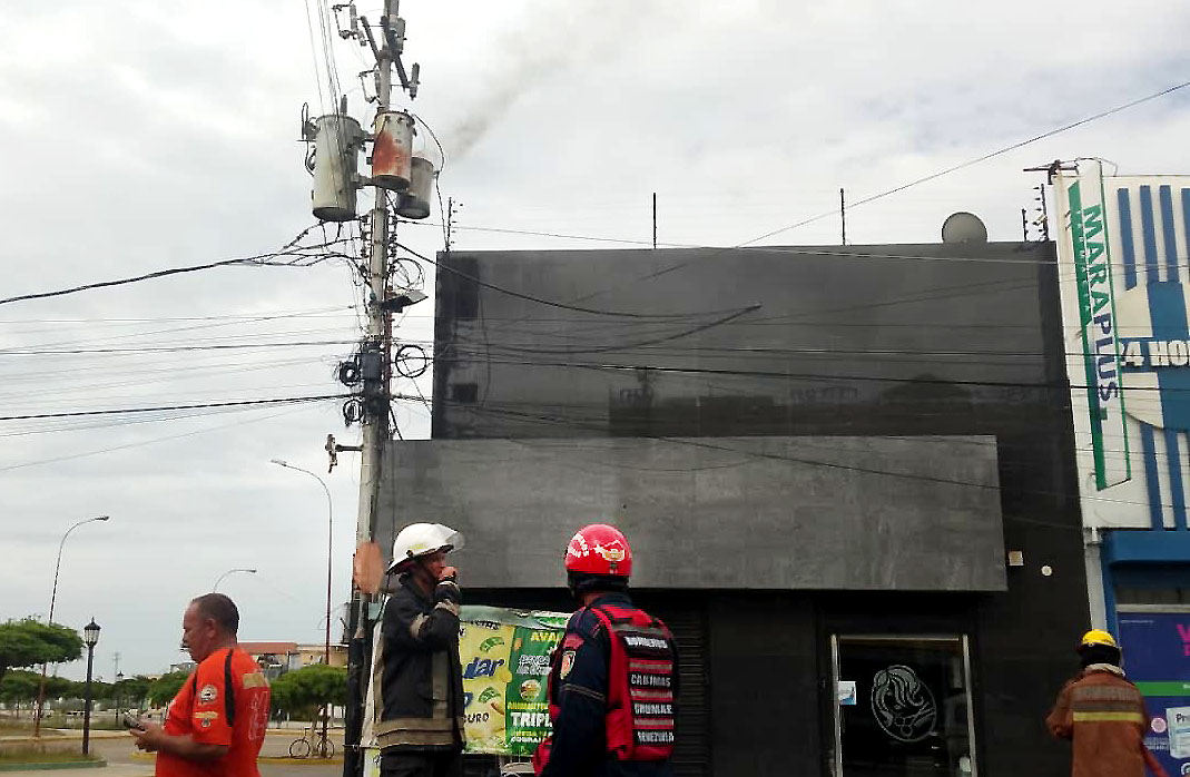 Incendio de transformador en Cabimas