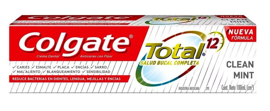 Lo que dijo la Colgate Palmolive de la crema Total Clean Mint