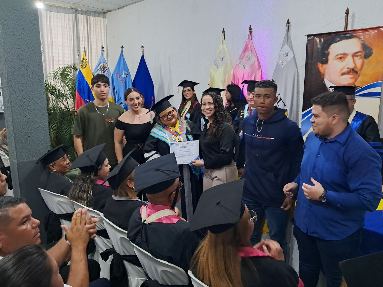 El acto central se realizó la mañana de este jueves cinco de junio de 2025 en la Biblioteca Andrés Eloy Blanco de la mencionada sede universitaria.