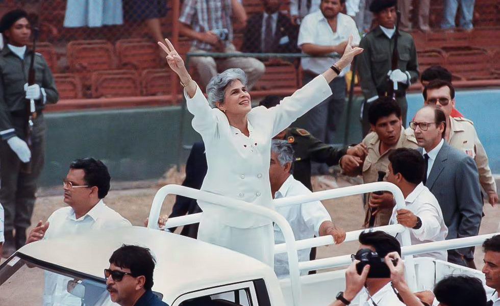 Fallece Violeta Barrios de Chamorro
