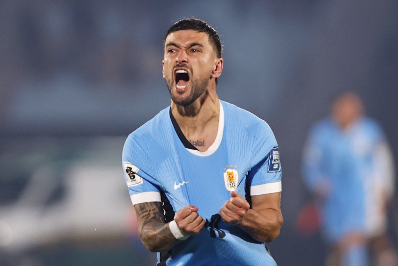 Uruguay cortó inspiración Vinotinto