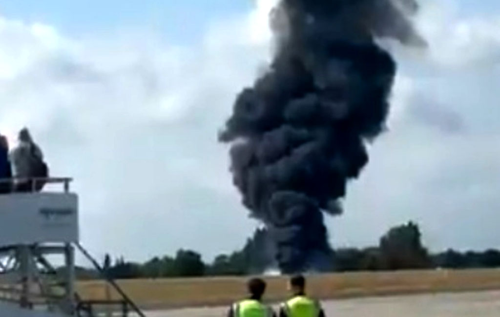 Aeronave de servicios médicos se estrella en el aeropuerto Southend de Londres