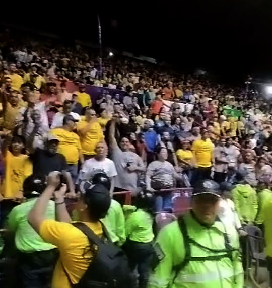 Celebración de Gaitero del Zulia tras coronarse campeón 9 RRR