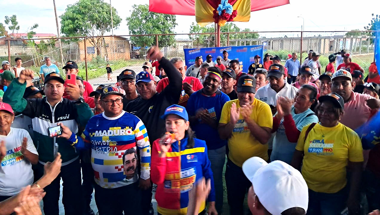 Desde el sector La Gran Victoria Yurani Pino inició campaña electoral