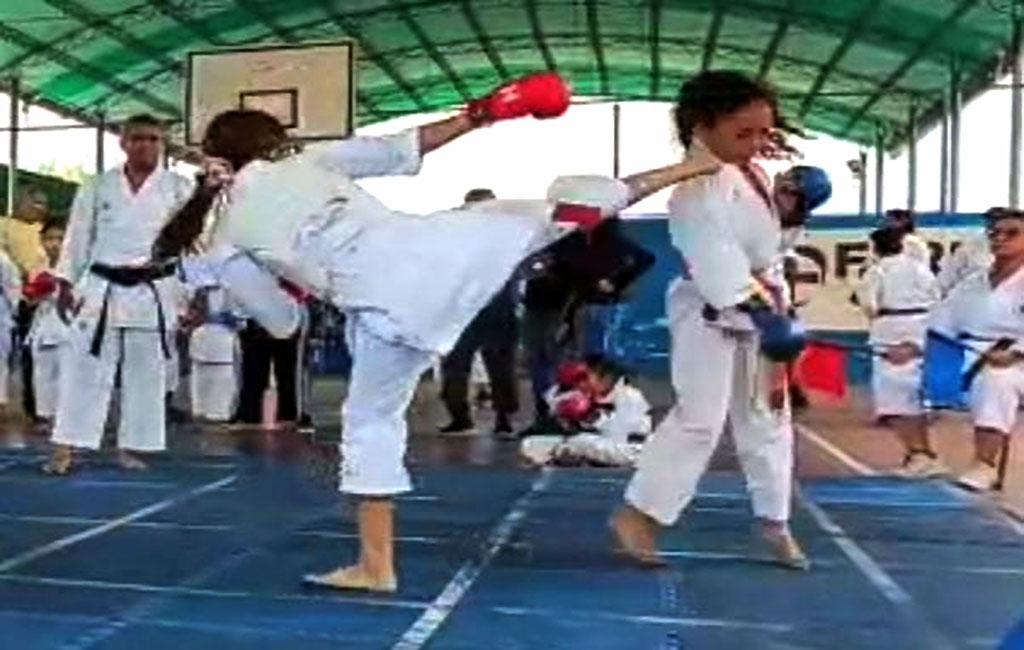 Fogueo de Karate Do en Cabimas