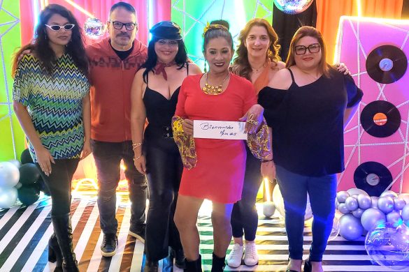 Periodistas de la COL celebraron con fiesta retro