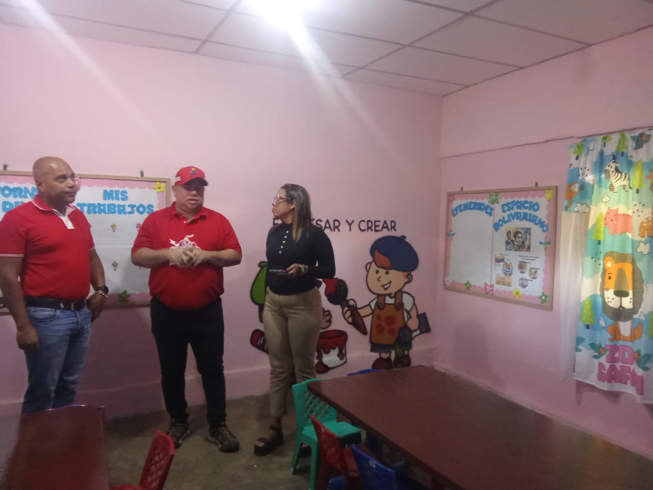 Inauguración del R1 de los espacios de la escuela FVM en Cabimas