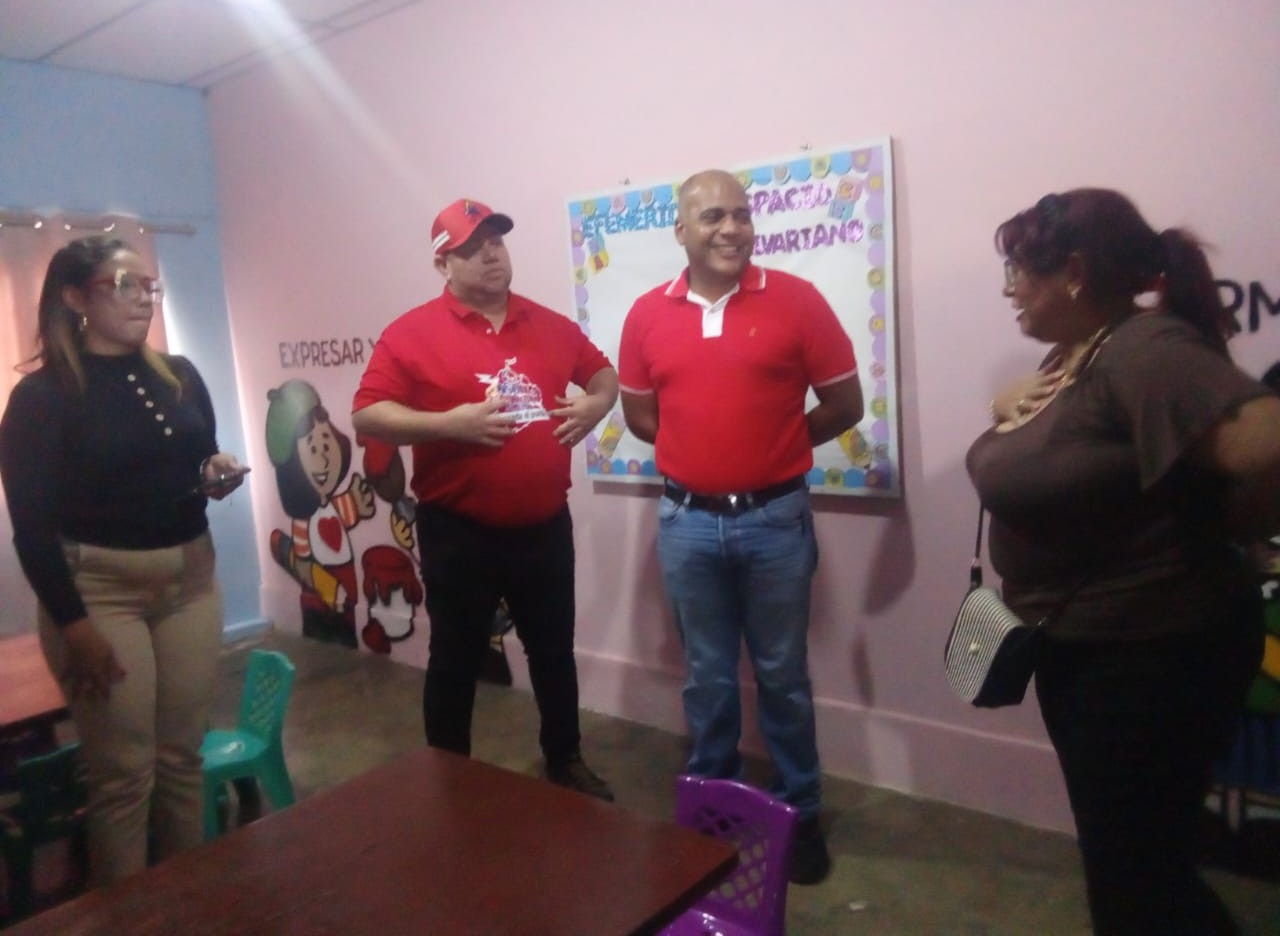 Inauguración del R1 de los espacios de la escuela FVM en Cabimas