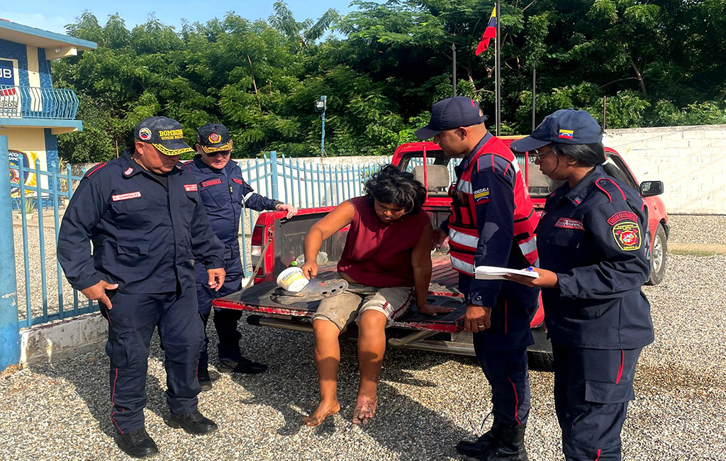Bomberos rescatan en Tamare a una mujer trujillana desaparecida