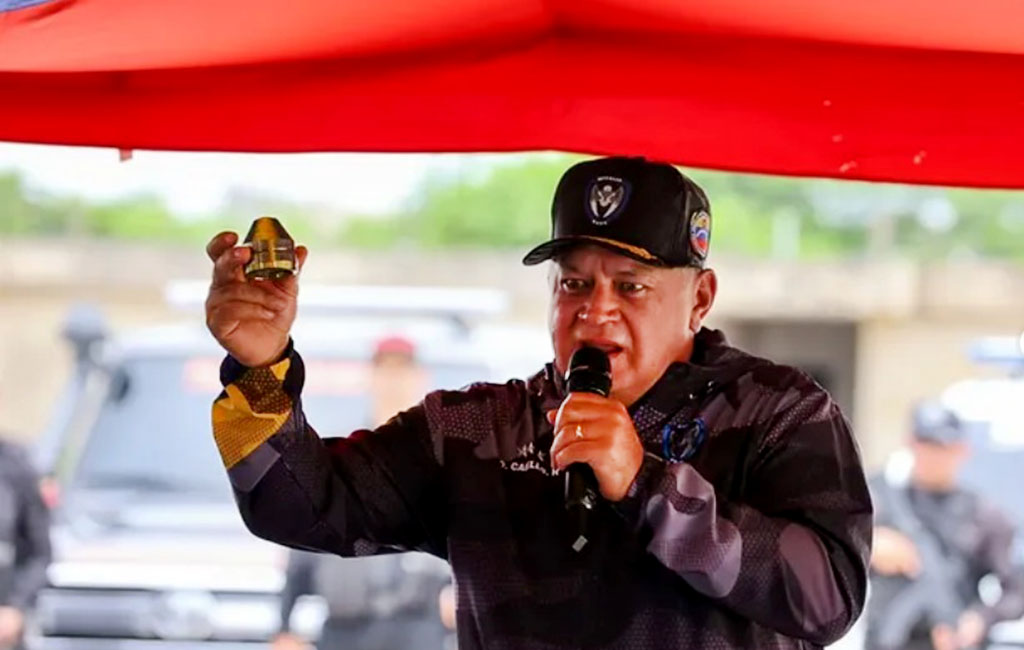 Cabello denuncia la incautación de explosivos en Maturín