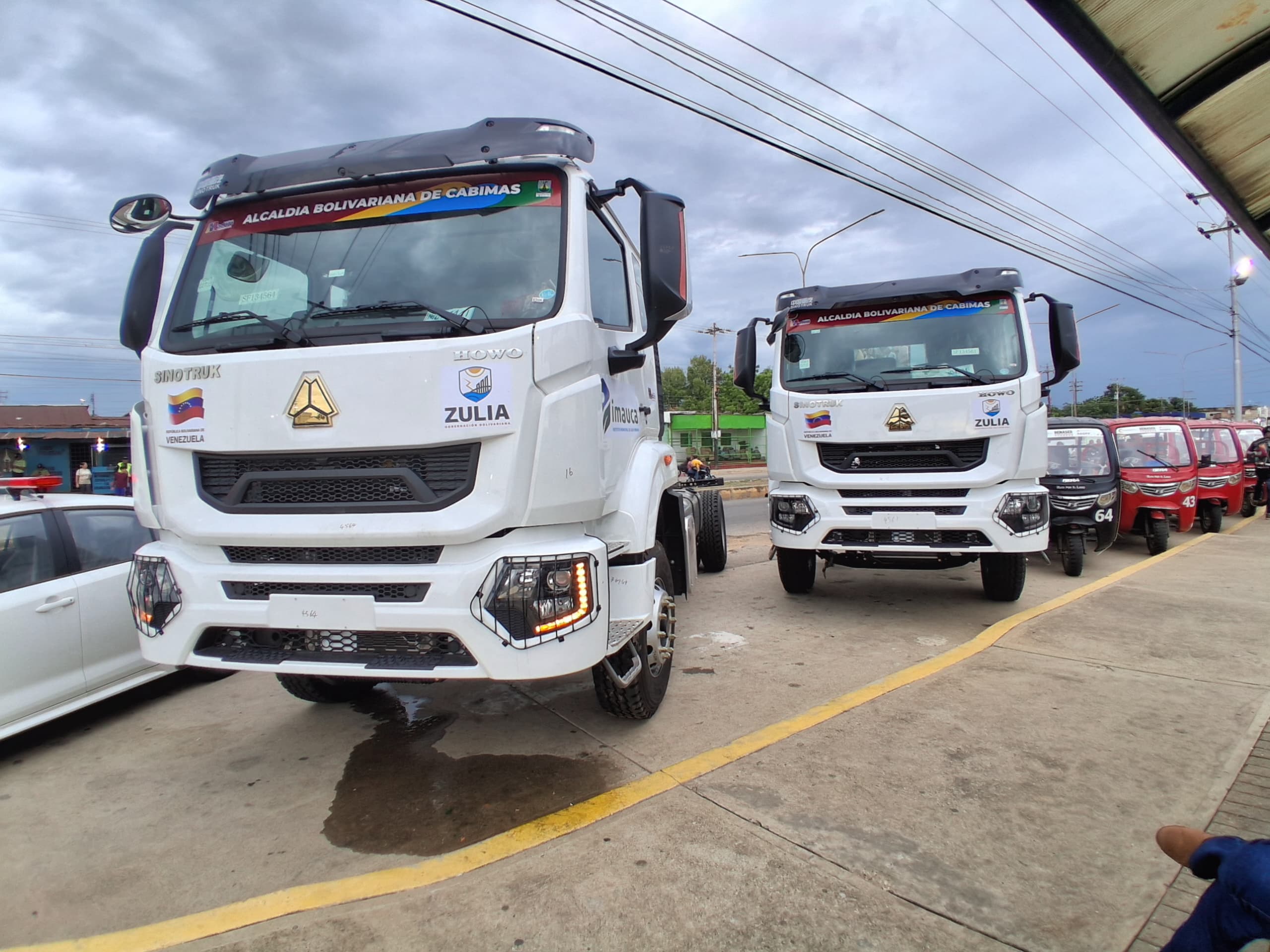 Frank Carreño anunció la llegada de tres camiones compactadores de basura