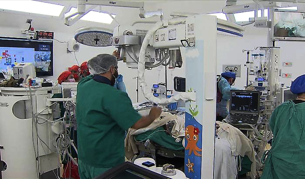 Salud.- Un equipo multidisciplinario de doctores del Hospital Garrahan en Argentina, Buenos Aires lograron separar con éxito a dos gemelas siamesas de poco más de tres meses.