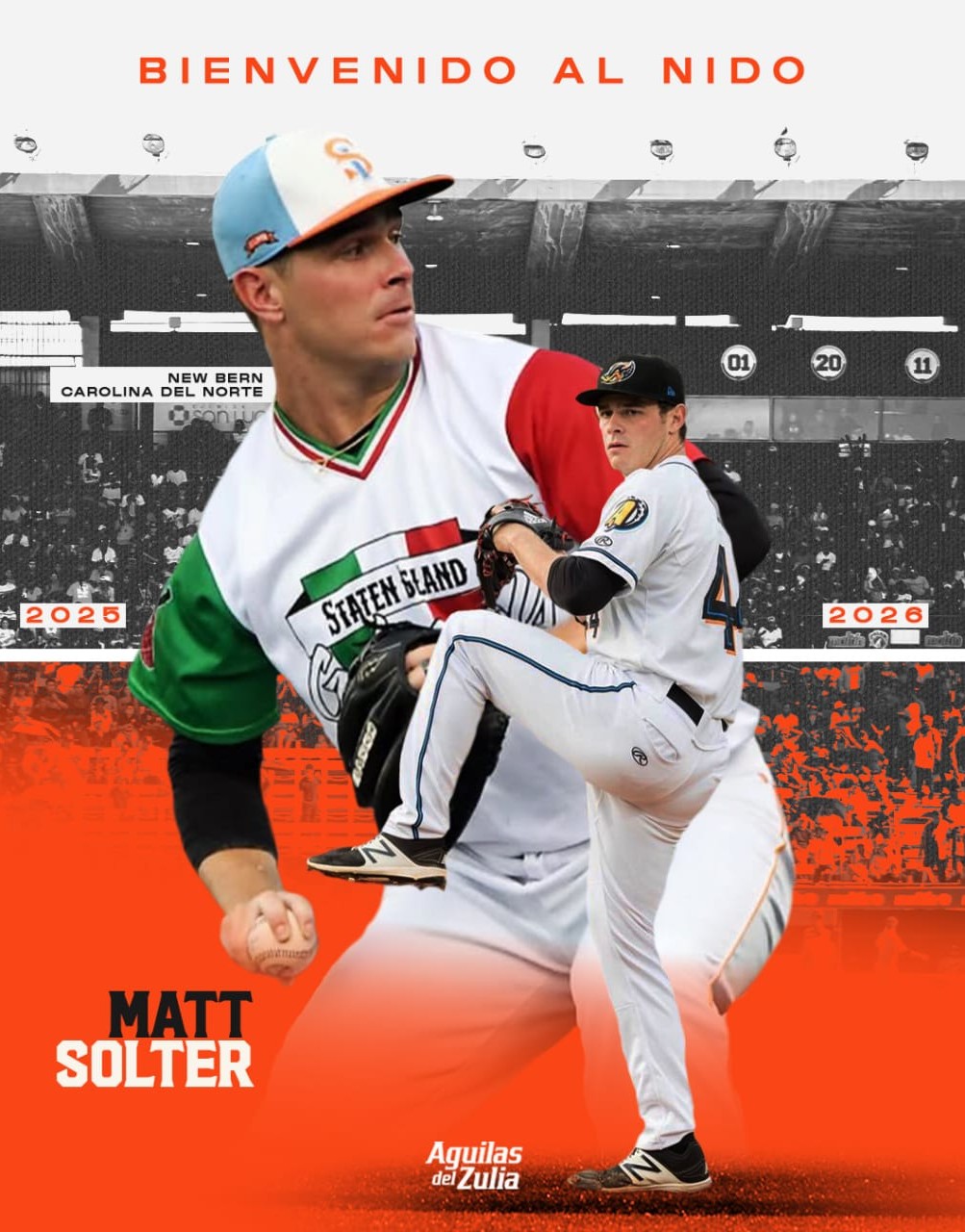 Matt Solter formará parte del picheo de las Águilas