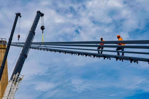 Plan de mantenimiento mayor del Puente GJ Rafael Urdaneta inicia el reemplazo de 14 guayas (2)