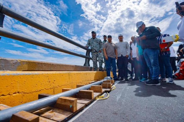 Plan de mantenimiento mayor del Puente GJ Rafael Urdaneta inicia el reemplazo de 14 guayas (3)