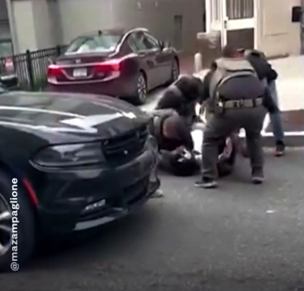 Repartidor venezolano es sometido y arrestado en redada del ICE 