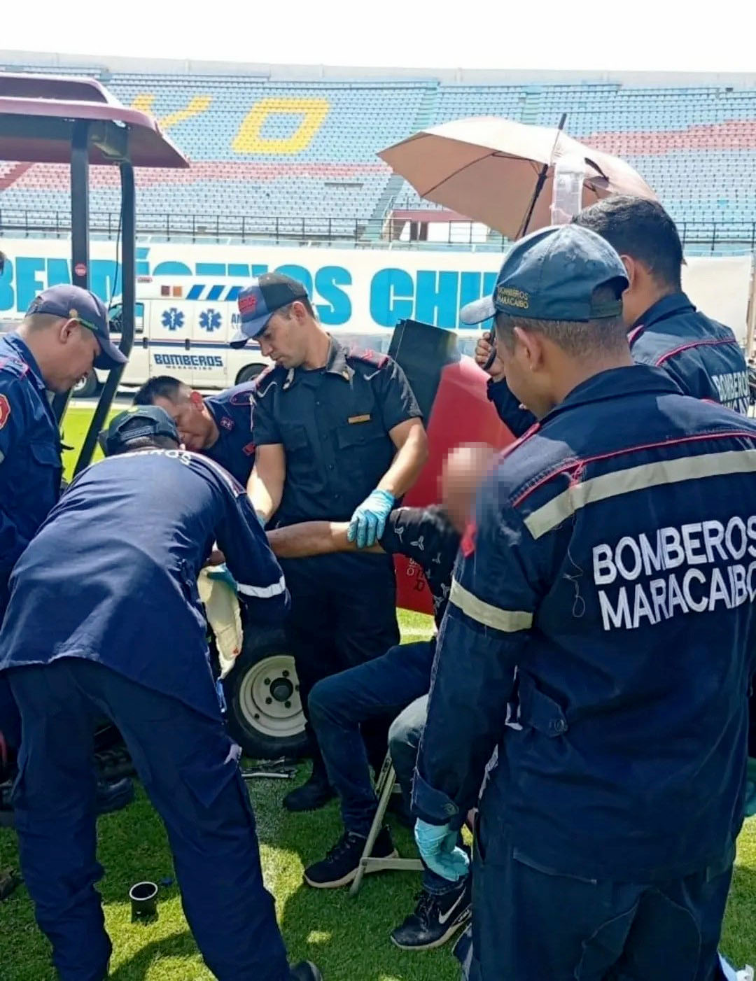 Rescate en el estadio Pachencho Romero