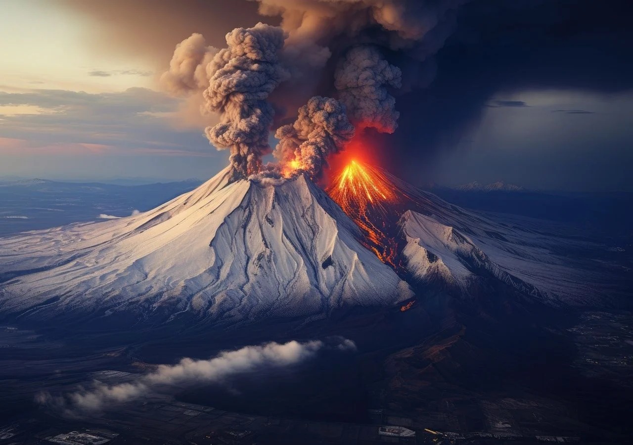 Siete volcanes despiertan a la vez en Rusia