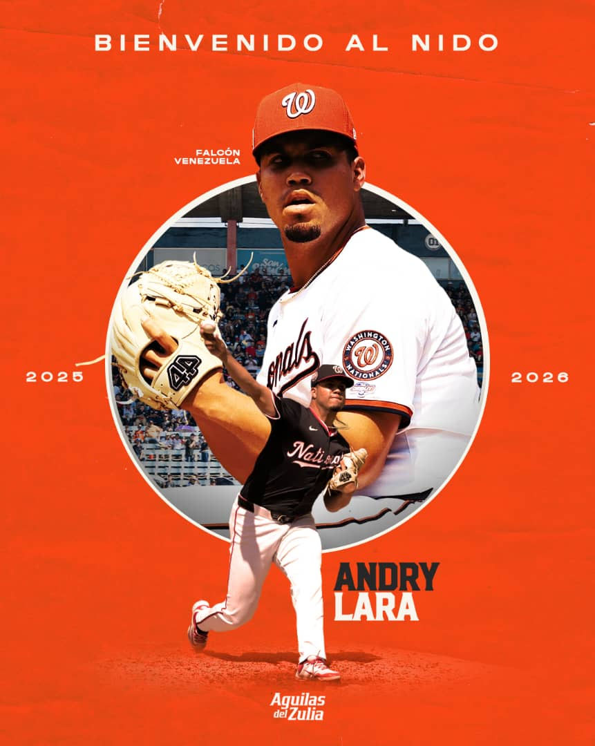 Andry Lara con las Águilas