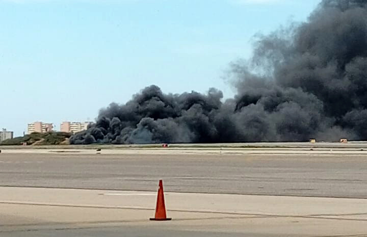 Se estrelló un avión en Maiquetía