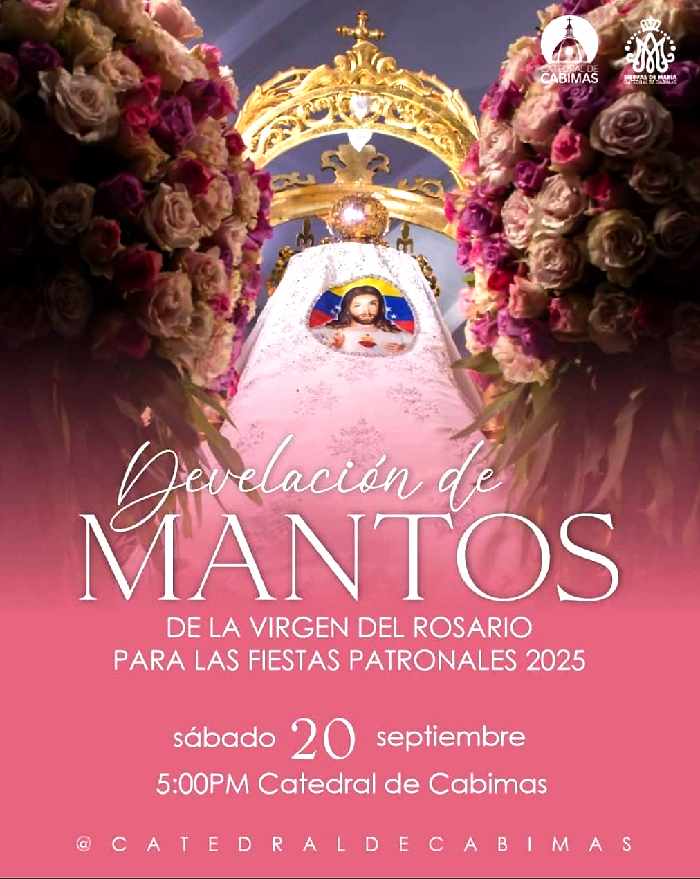 Mantos para la Virgen del Rosario