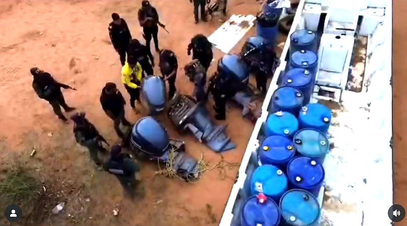GNB incautó 3 lanchas