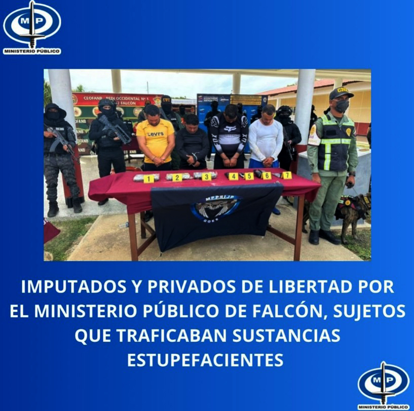 Imputados y privados de libertad por el tráfico de más de 3 mil kilos de cocaína
