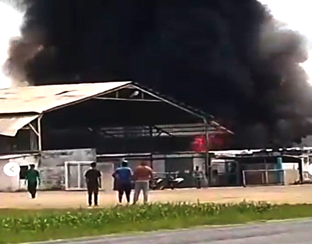 Incendio en La Paragua