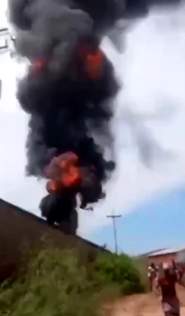Incendio en La Paragua