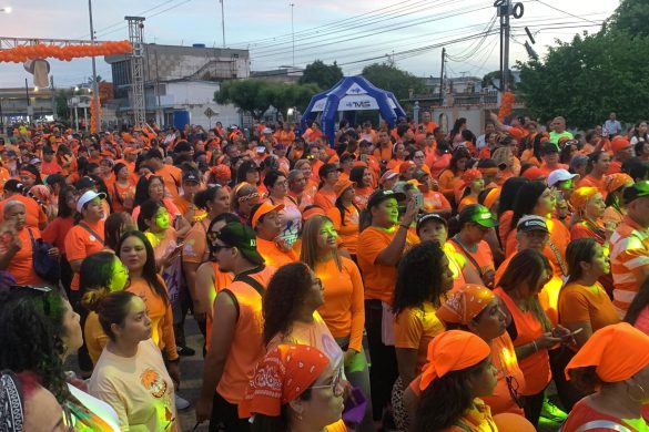 Lagunillas se vistió de naranja y conmemoró el Día de la Prevención y Erradicación de la Violencia contra la Mujer
