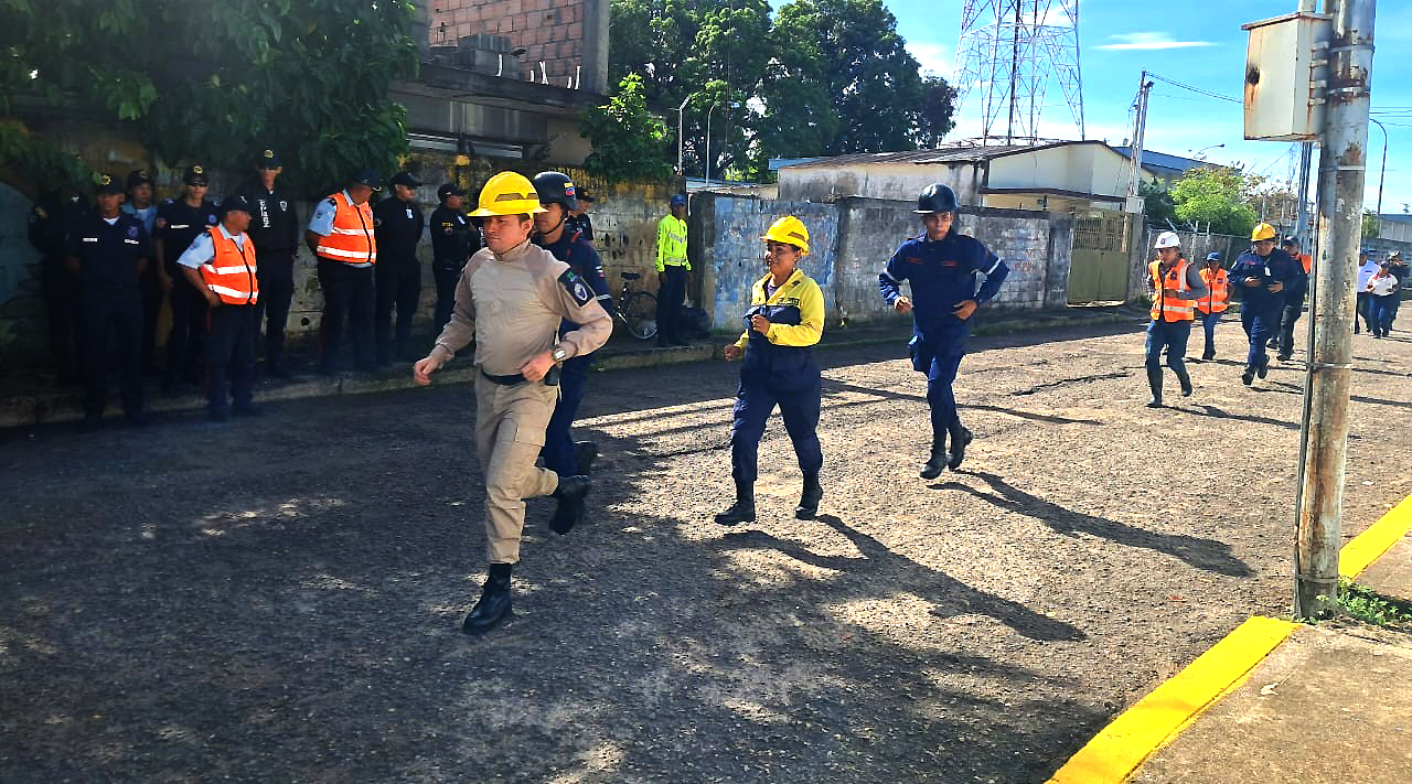 Machiques participó en Simulacro Nacional